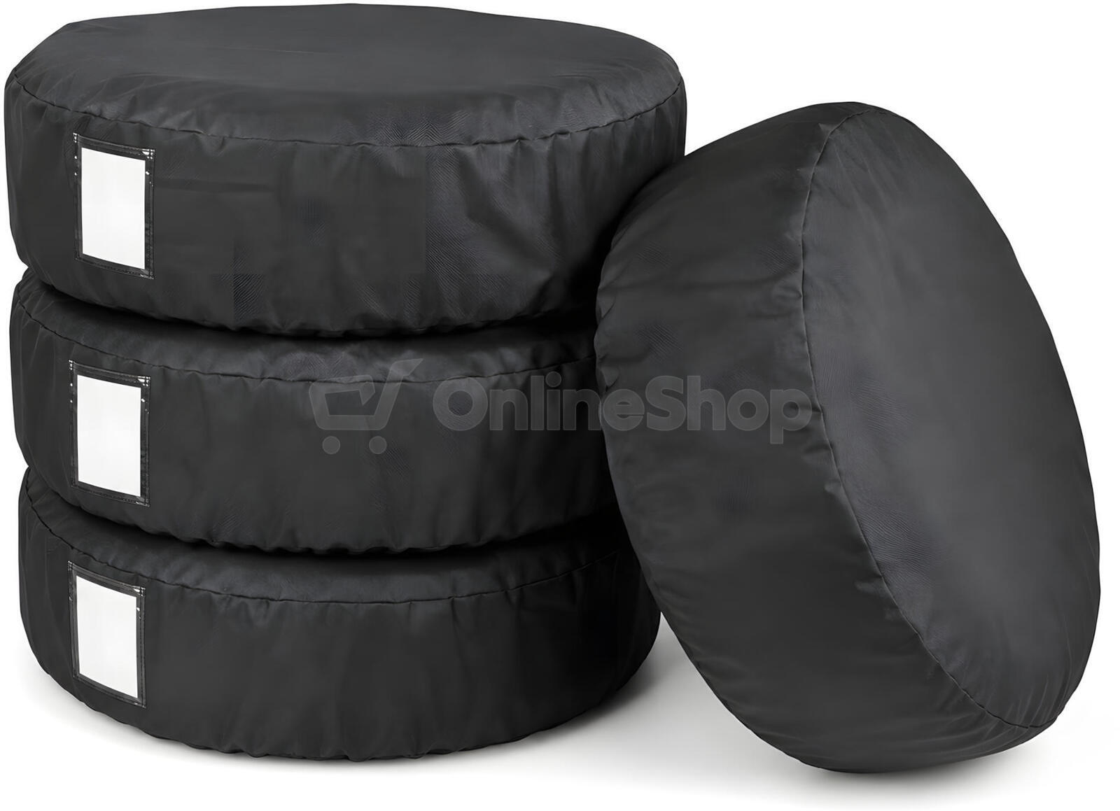Ochranné obaly na pneumatiky CAR TIRE COVER BASIC XL, max. průměr 70 x 35 cm, 4 ks SIXTOL
