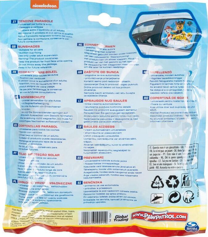 Clona sluneční COMPASS Paw Patrol Boy 2ks