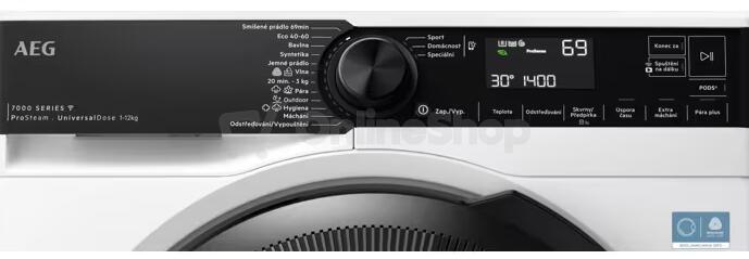 Pračka AEG 7000 ProSteam® UniversalDose LFR73244OC