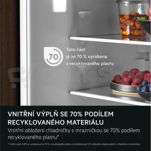 Chladnička AEG 8000 NoFrost GreenZone+ TC8MS181CS