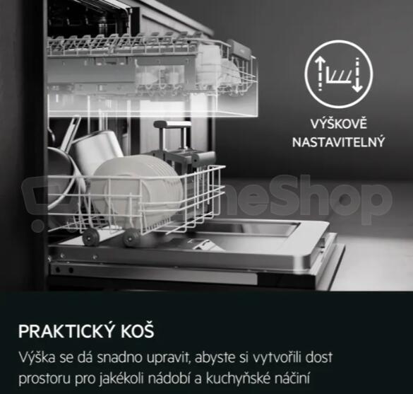 Myčka AEG 6000 GF6100C2SNM 6000 SmartSelect