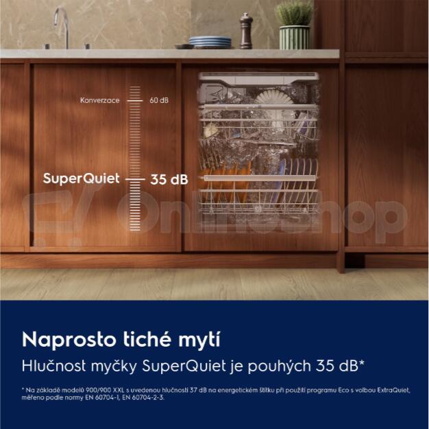 Myčka Electrolux 900 E92LX220P Push2Open