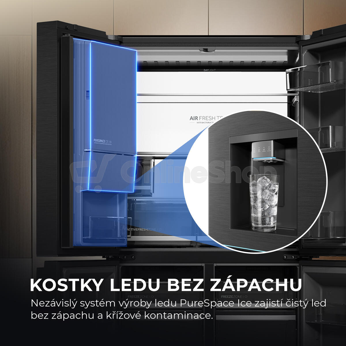 Chladnička Haier HCW99F18DIMB CUBE HORIZON COLLECTION