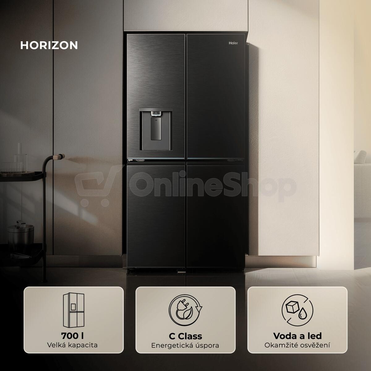 Chladnička Haier HCR79F18CHMB CUBE HORIZON COLLECTION | Skutečná fotografie prodávaného kusu | Skutečná fotografie prodávaného kusu | Skutečná fotografie prodávaného kusu
