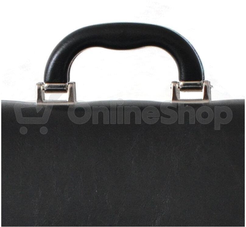 Aktovka REAbags 7416-TR - černá / nikl