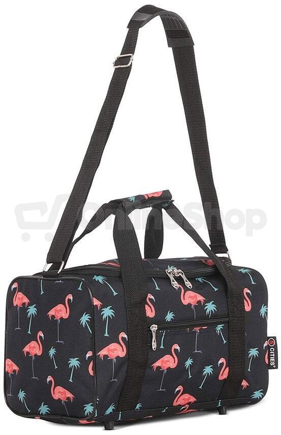 Kabinová taška CITIES 611 Flamingo - černá