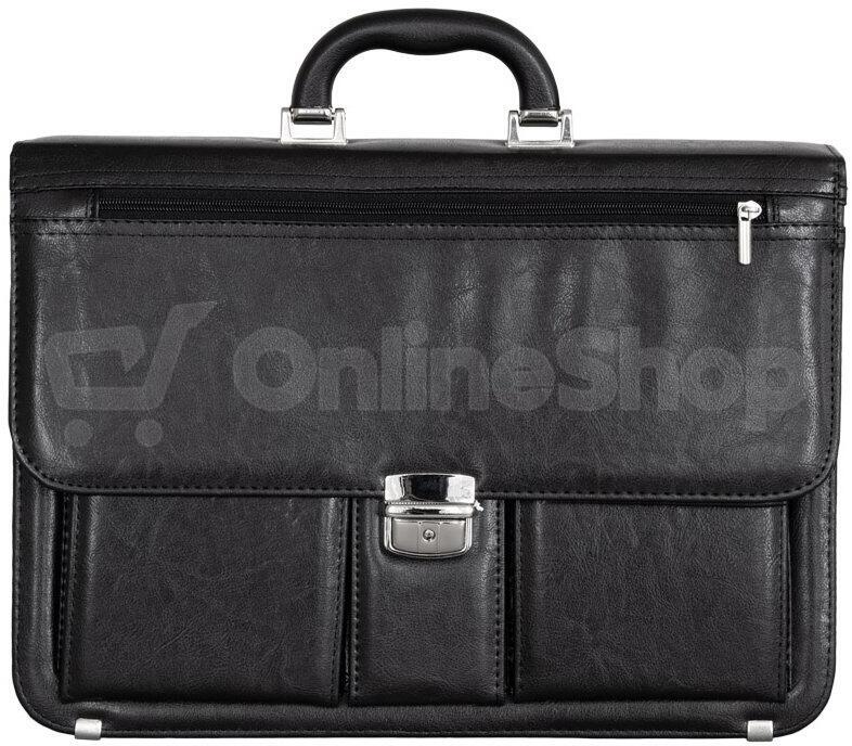 Aktovka REAbags 8001/1-TR - černá / nikl