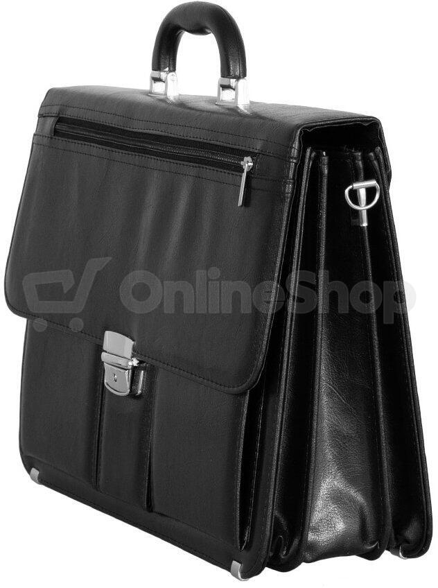 Aktovka REAbags 8001/1-TR - černá / nikl