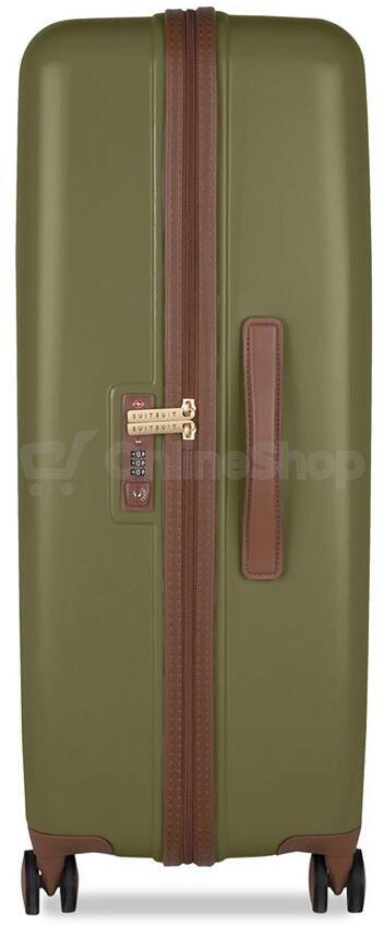 Plastový kufr SUITSUIT® Fab Seventies Martini Olive L - zelená