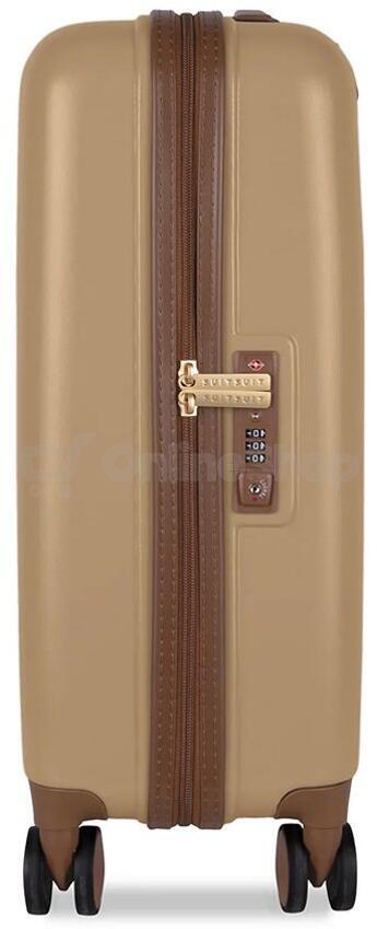Kabinový kufr SUITSUIT® Fab Seventies Cuban Sand S - hnědá