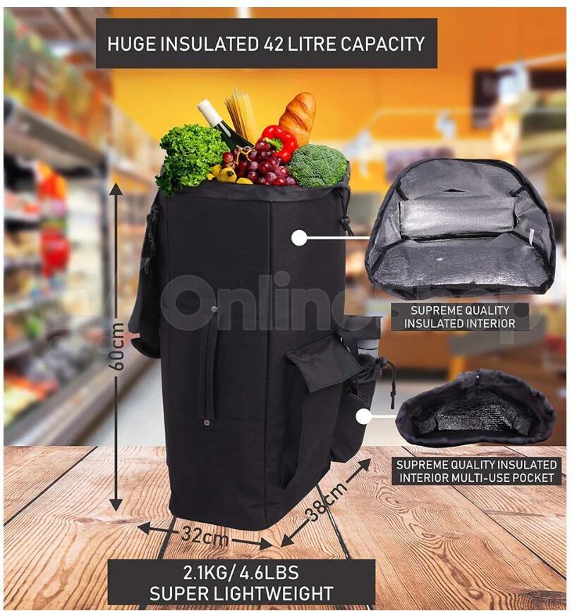 Nákupní taška HOPPA Insulated - černá