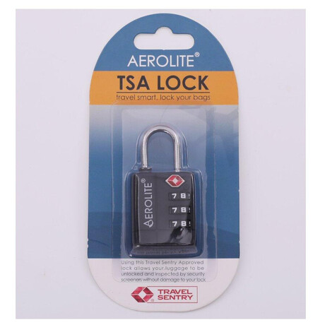 Aerolite TSA-LOCK -&nbsp;černá (foto 2)