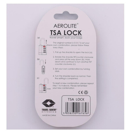 Aerolite TSA-LOCK -&nbsp;černá (foto 3)