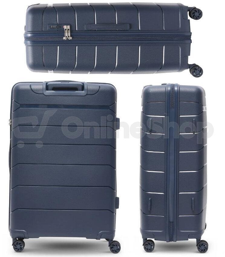 Plastový kufr AEROLITE T-155 L - tmavě modrá