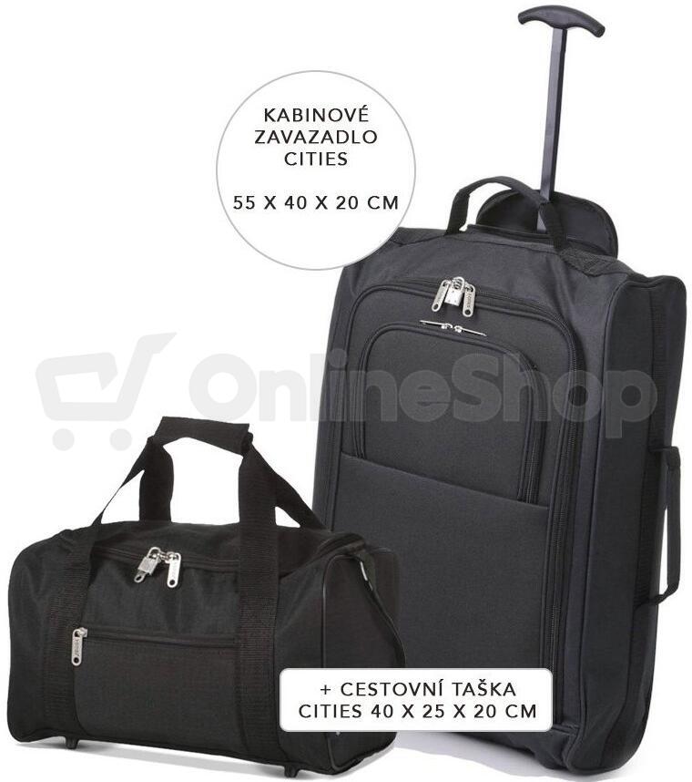 Cestovní set CITIES - černá