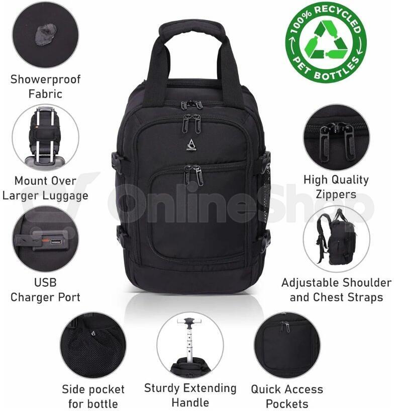Batoh AEROLITE T-BPMAX03 - černá