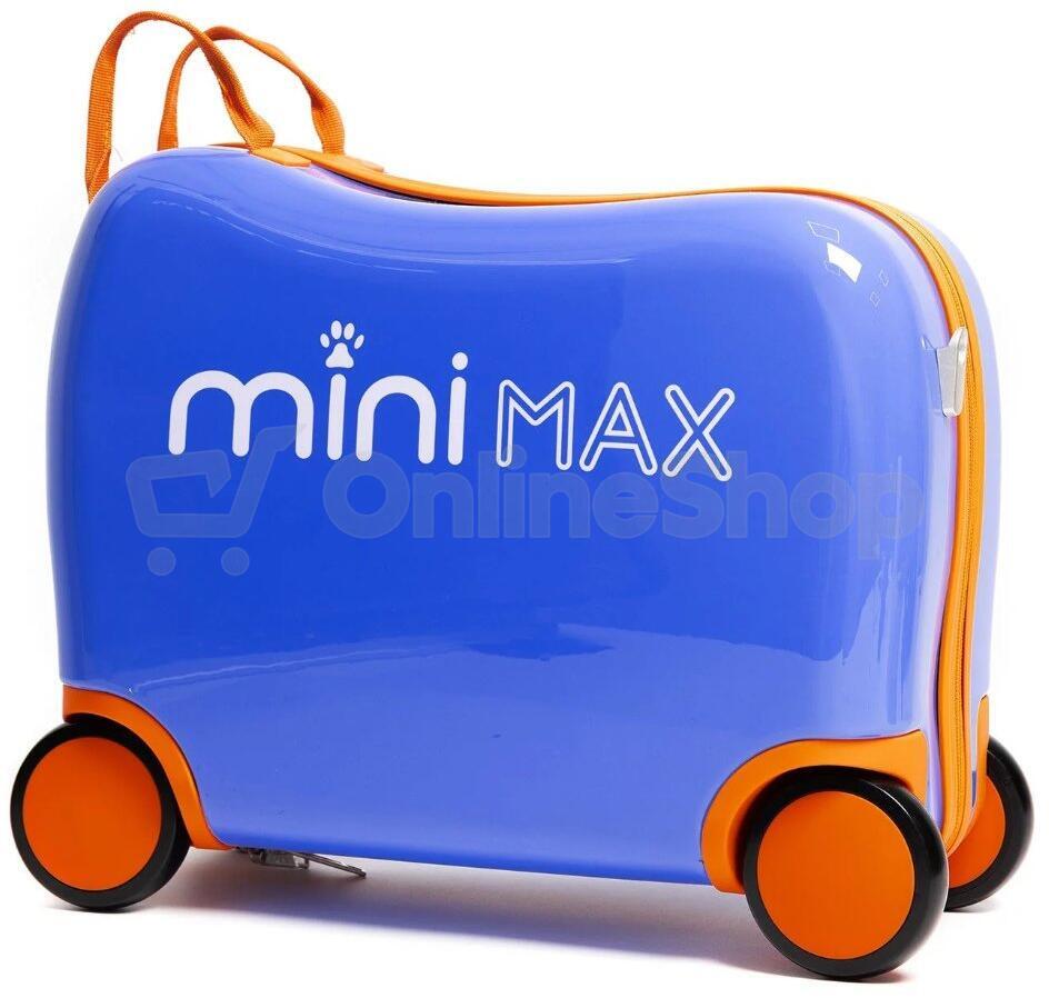 Dětský kufr AEROLITE MiniMax Ride-On - modrá