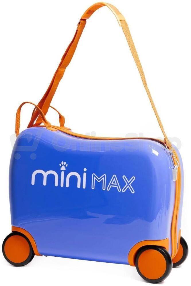 Dětský kufr AEROLITE MiniMax Ride-On - modrá
