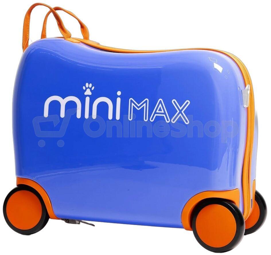Dětský kufr AEROLITE MiniMax Ride-On - modrá