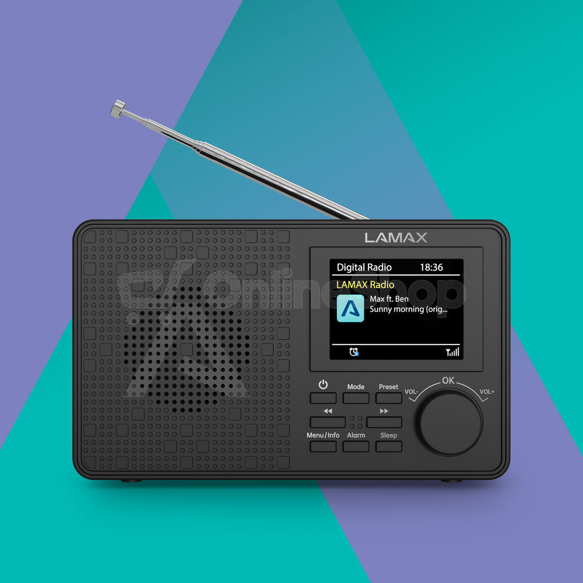 Radiopřijímač LAMAX RadioVox1 DAB