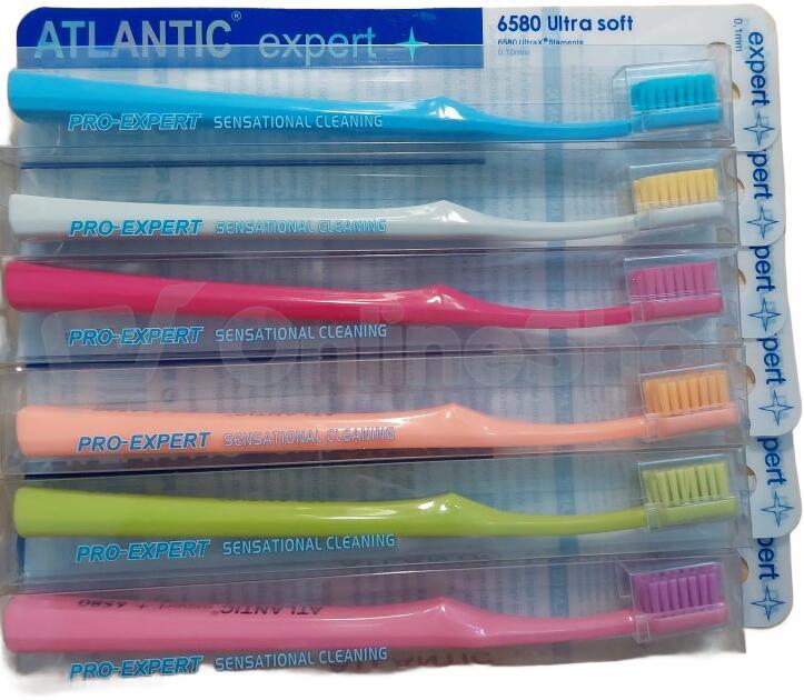 ATLANTIC zubní kartáček expert ULTRA SOFT 6580 2ks
