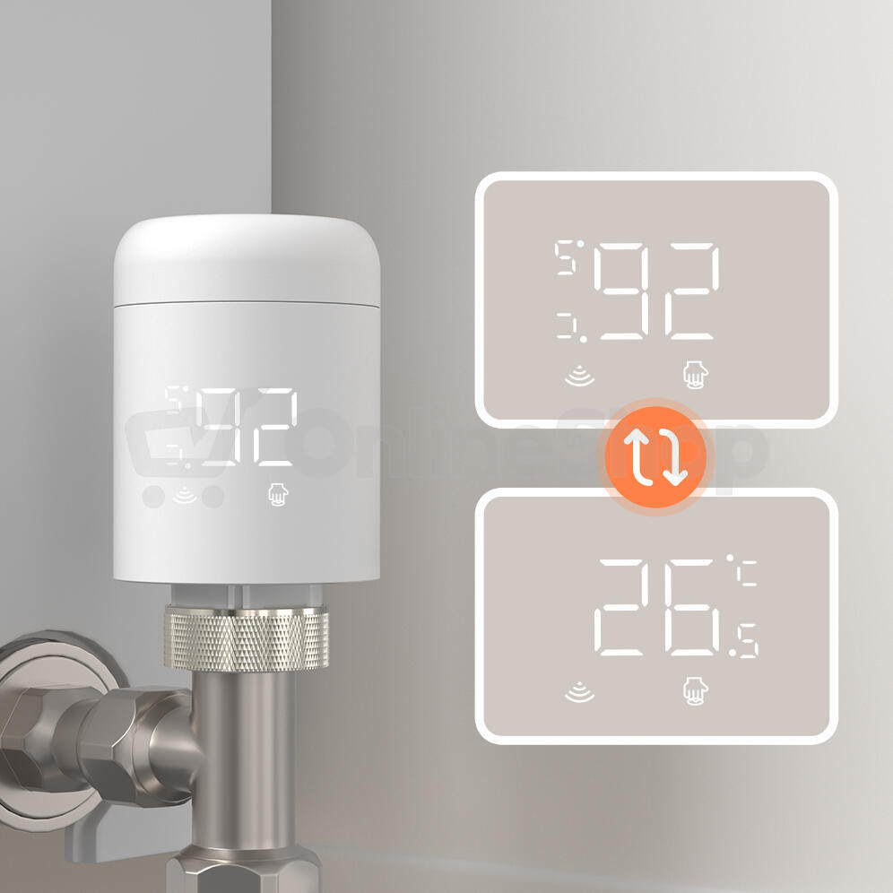 Smart termostatická hlavice Immax NEO, zigbee