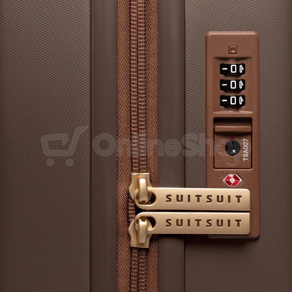 Sada cestovních kufrů SUITSUIT® Serenity Chocolate Brown - hnědá