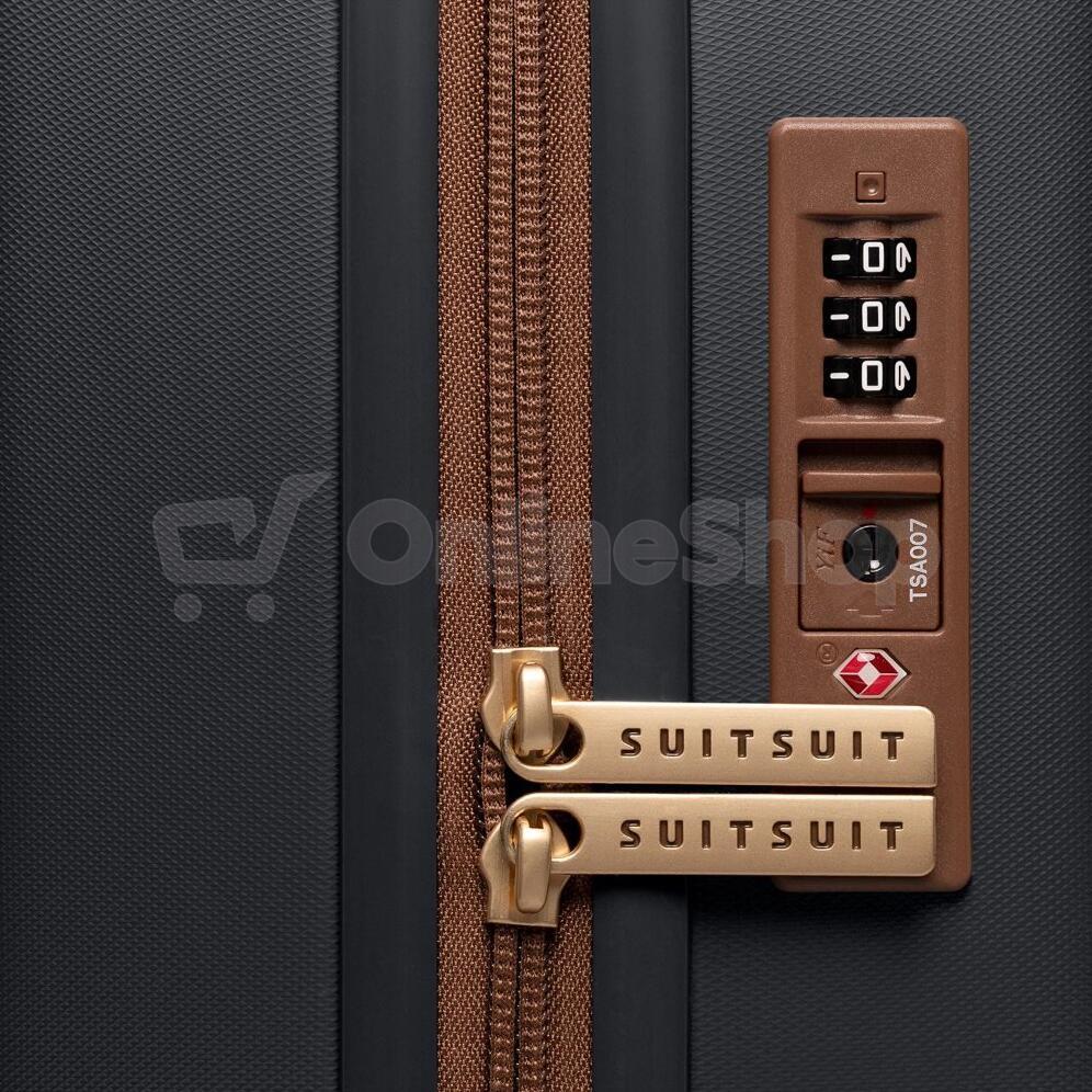 Sada cestovních kufrů SUITSUIT® Serenity Black Olive - černá