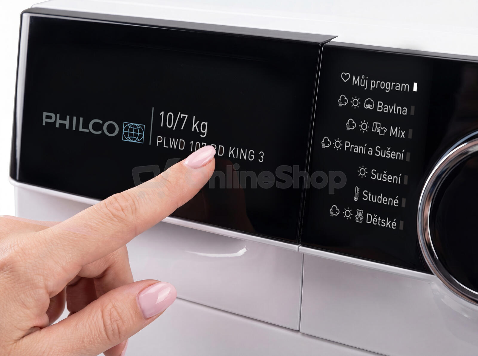 Pračka se sušičkou Philco PLWD 107 BD KING 3