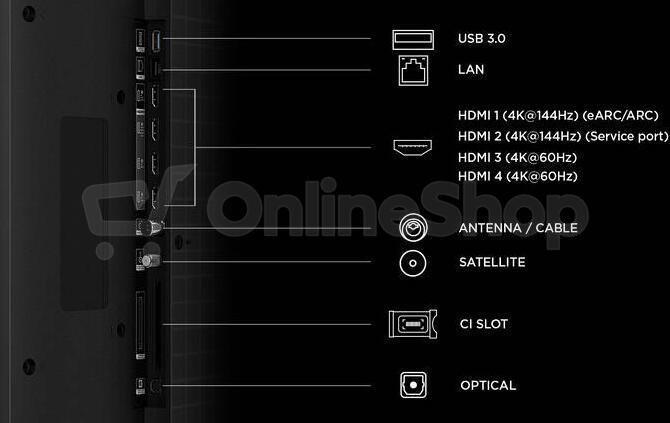 LED televize TCL 65RM7L