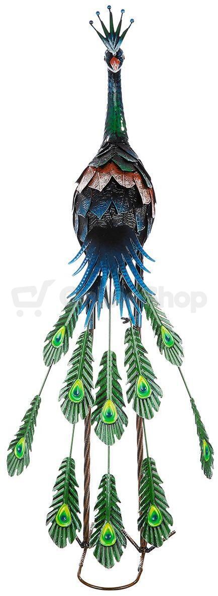 Gilde zahradní dekorace Páv, 78 cm
