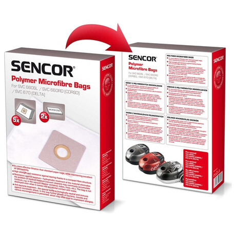 Sek do vysavae - 1ks Sencor Sek pro SVC 660/670