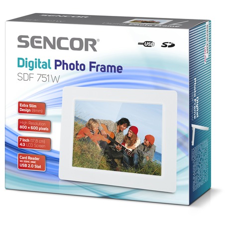 Digitální fotorámeček Sencor SDF 751W - Sencor SDF 751W (foto 2)