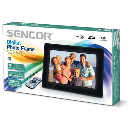 Digitální fotorámeček Sencor SDF 871 B - Sencor SDF 871 B (foto 1)