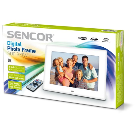 Digitální fotorámeček Sencor SDF 871 W - Sencor SDF 871 W (foto 1)