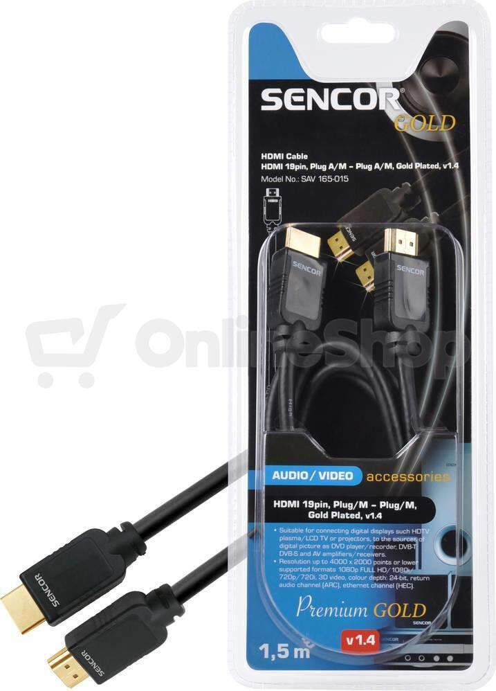 Kabel HDMI 1,5m Sencor SAV 165-015