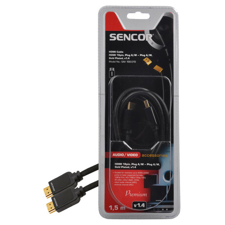 HDMI kabel Sencor SAV 166-015, 1.5m