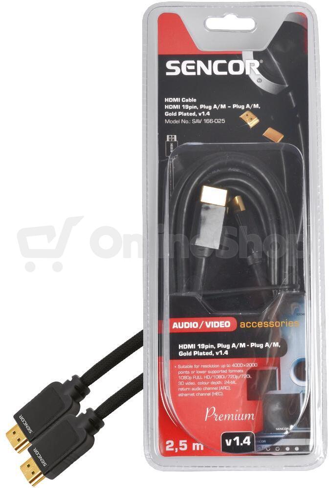 Kabel HDMI 2,5m Sencor SAV 166-025