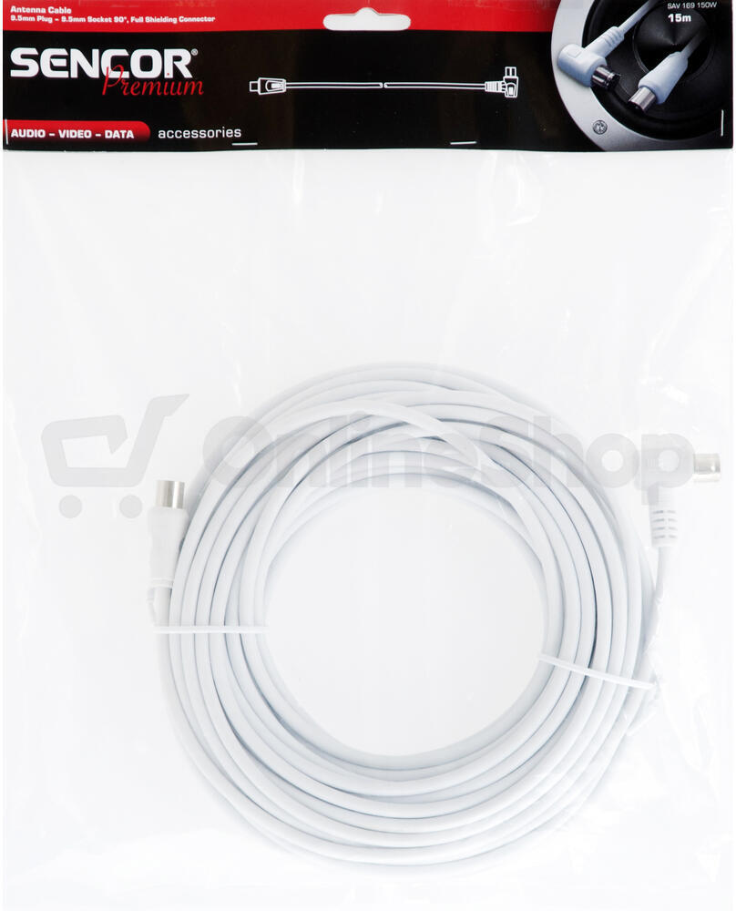 Anténní kabel Sencor SAV 169-150W, 15 m