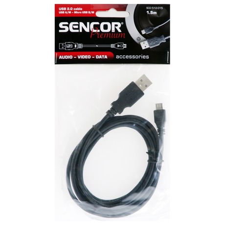 Sencor SCO 512-015 USB A/M-Micro B (foto 2)
