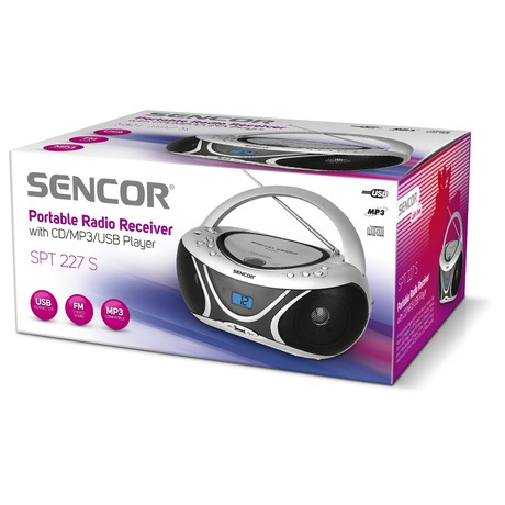 Radiopřijímač s CD/MP3/USB Sencor SPT 227 S - Sencor SPT 227 S (foto 1)