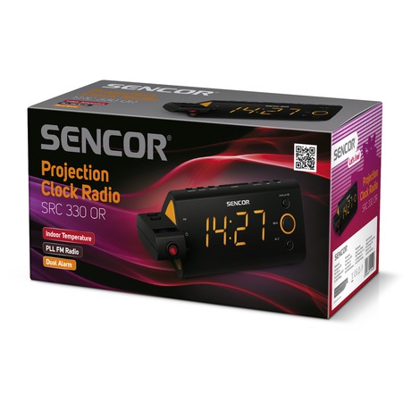 Radiobudk Sencor SRC 330 OR, s projektorem