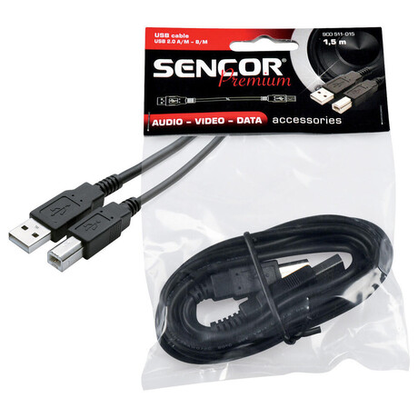 Sencor SCO 511-015 USB 2.0 A A/M-B/M 1,5m (foto 1)