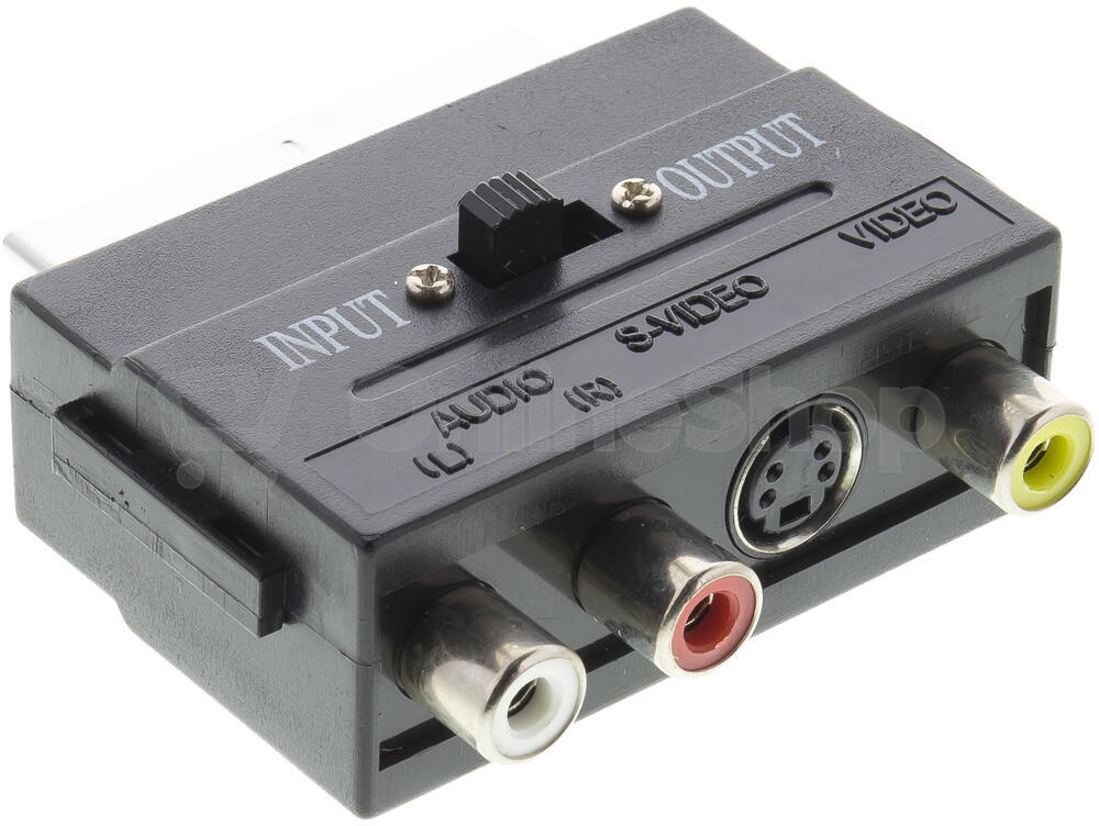 Konektor SENCOR SAV 151-000 SCART-3RCA+SVID INOUT