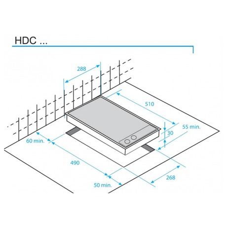 Plynov deska BEKO HDCG 32220 FX