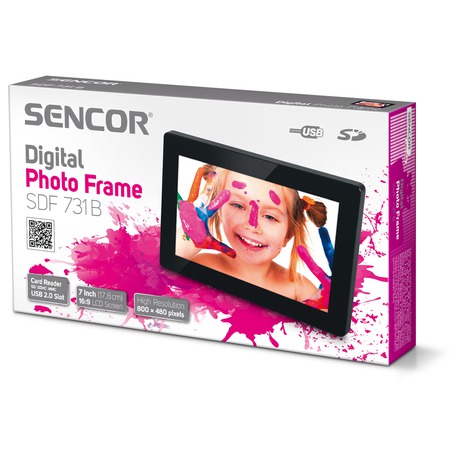 Digitální fotorámeček Sencor SDF 731 BK - Sencor SDF 731 BK (foto 1)