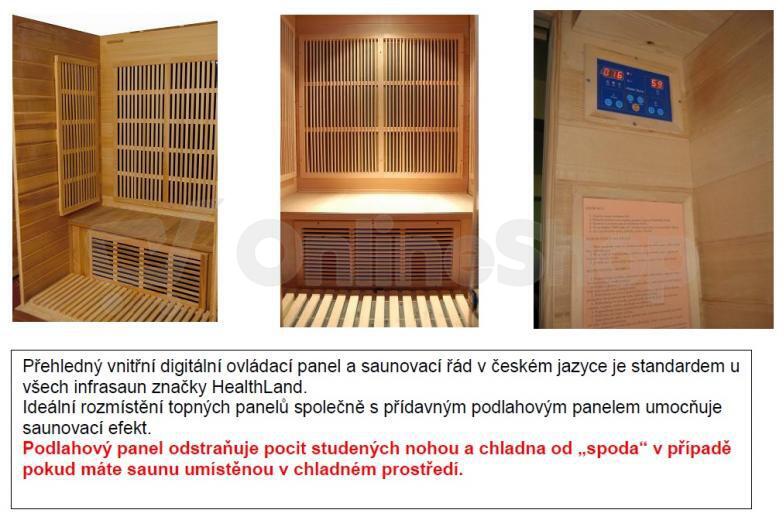Infrasauna HealthLand DeLuxe 2002 Carbon