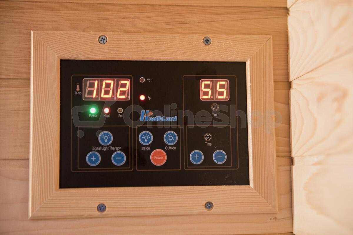 Infrasauna HealthLand DeLuxe 2002 Carbon