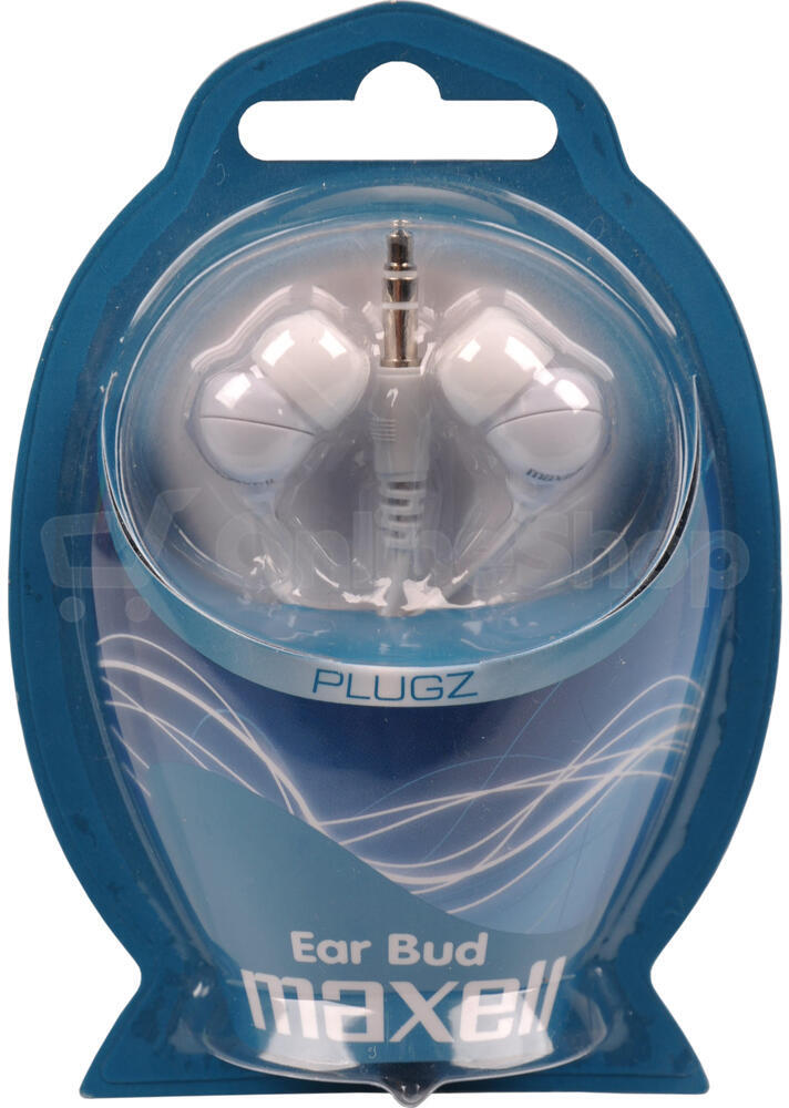 Sluchátka MAXELL 303438 Plugz bílé