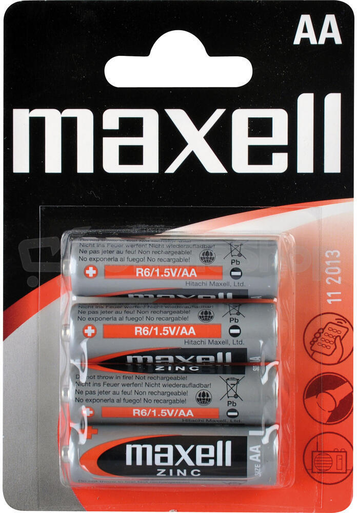 Baterie MAXELL R6 4BP AA